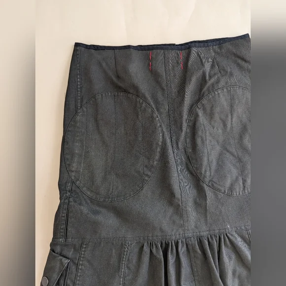 Mayer Peace Collection Utility Pencil Skirt Dark Green Grey Size S - Picture 4 of 10